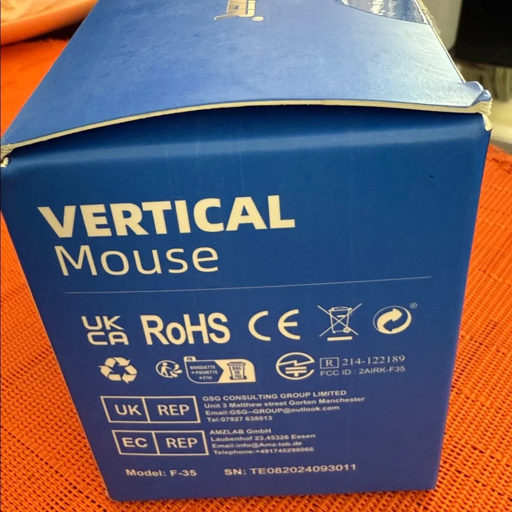 Black Vertical Mouse